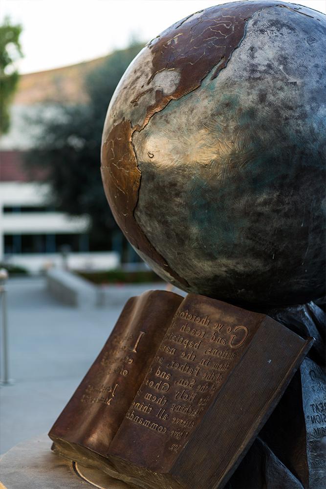 Detail of the Great Commission Globe