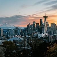 Aerial image of Seattle